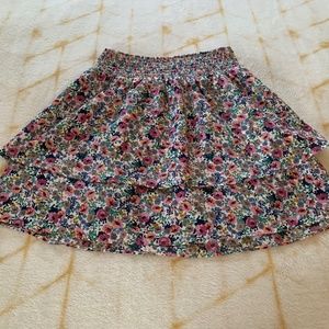 Floral Mini Skirt